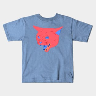 Vaporwave Cat - Cherry Kids T-Shirt